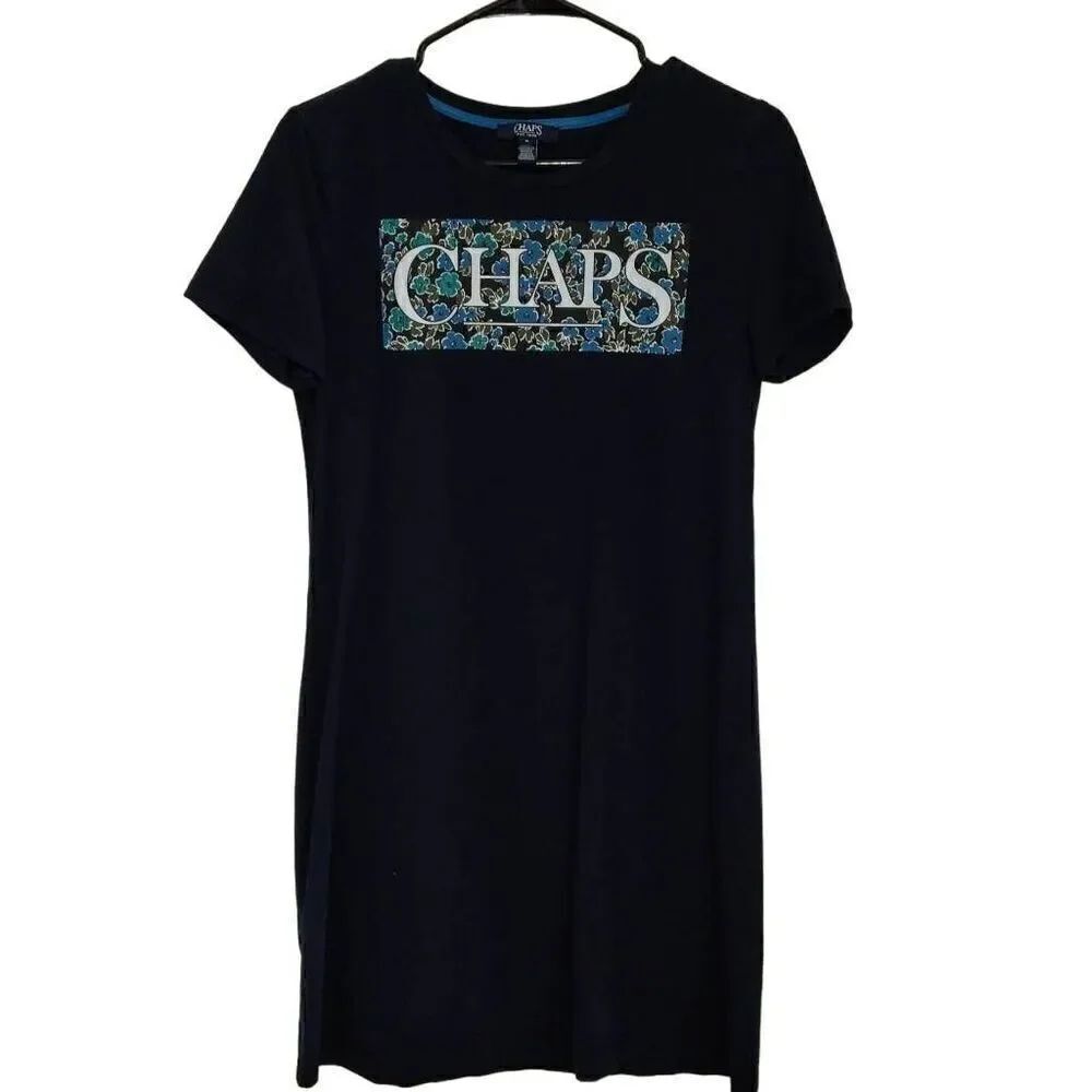 Chaps Blue Dress - Picture 2 of 6